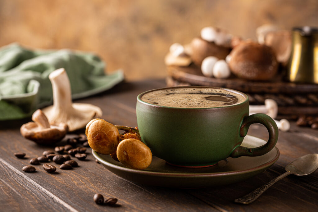 How Coffee Mushroom Powder Can Supercharge Your Morning Brew 13 mushroom coffee in green cup 2025 03 12 20 21 20 utc