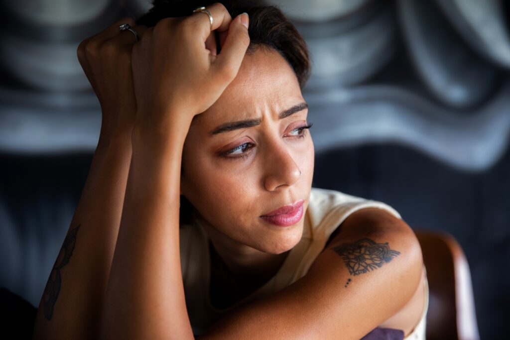 The Power of Talk: Why Therapy is Essential in Overcoming Depression 26 beautiful middle eastern woman is struggling with 2025 02 22 04 38 57 utc